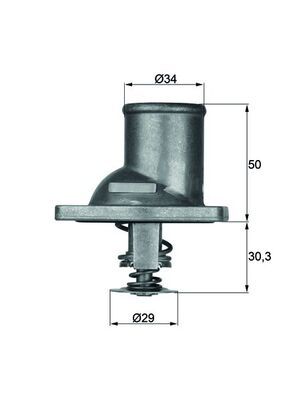 MAHLE TI 1 83 Thermostat, coolant