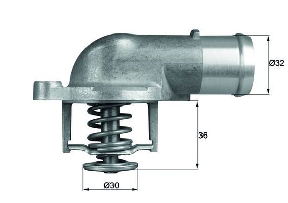 MAHLE TI 212 87D Thermostat, coolant