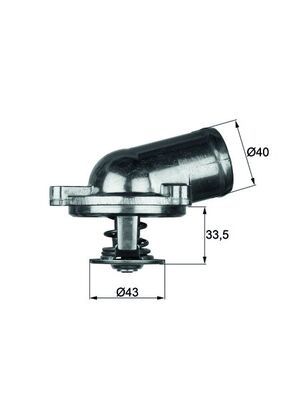 MAHLE TI 22 87 Thermostat, coolant