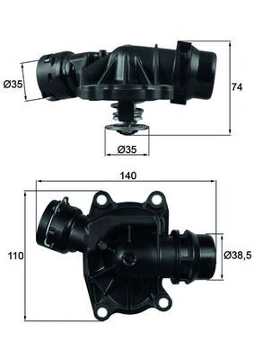 MAHLE TI 233 88 Thermostat, coolant