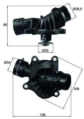 MAHLE TI 234 88 Thermostat, coolant