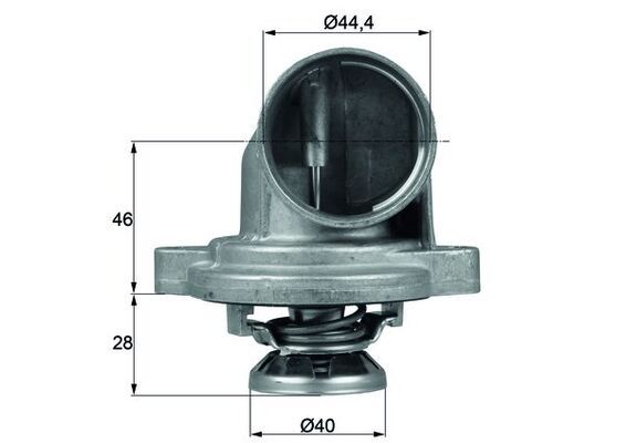MAHLE TI 23 80 Thermostat, coolant