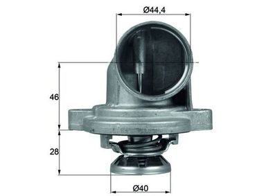 Thermostat, coolant MAHLE TI 23 80