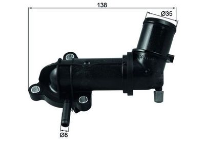 Thermostat, coolant MAHLE TI 245 88