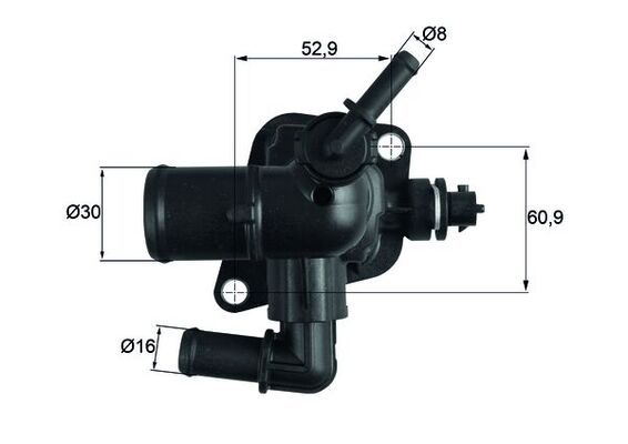 MAHLE TI 251 88D Thermostat, coolant