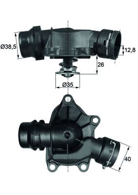 MAHLE TI 26 88 Thermostat, coolant