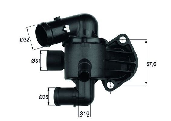 MAHLE TI 33 87 Thermostat, coolant