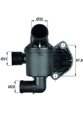 MAHLE TI 35 87 Thermostat, coolant