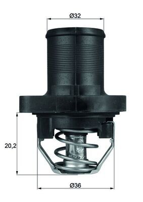 MAHLE TI 47 89 Thermostat, coolant