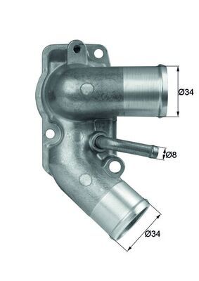 Thermostat, coolant MAHLE TI 49 92D