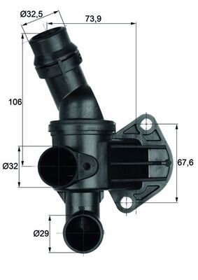 MAHLE TI 6 87 Thermostat, coolant