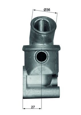 Thermostat, coolant MAHLE TI 71 87D