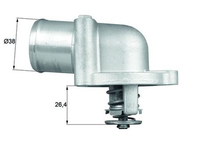 Thermostat, coolant MAHLE TI 78 87D