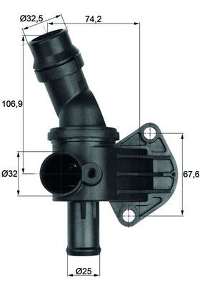 MAHLE TI 8 87 Thermostat, coolant