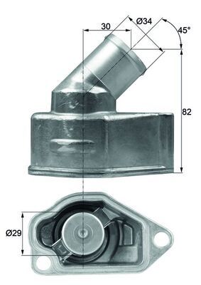 MAHLE TI 9 92 Thermostat, coolant