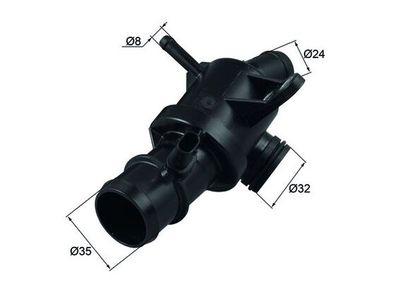 Thermostat, coolant MAHLE TM 40 92