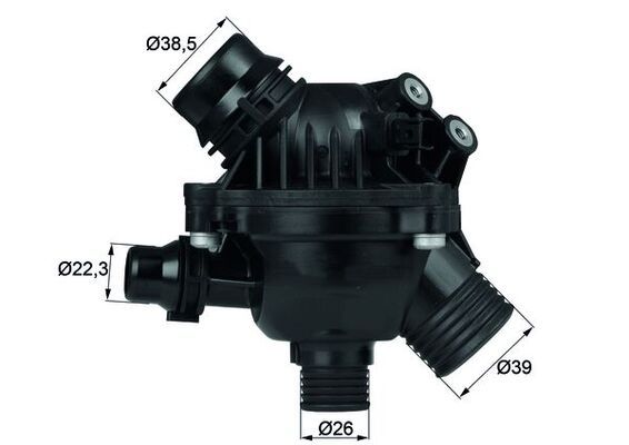 MAHLE TM 14 97 Thermostat, coolant