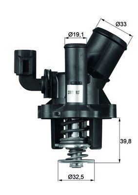 MAHLE TM 17 98 Thermostat, coolant