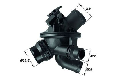 Thermostat, coolant MAHLE TM 21 97
