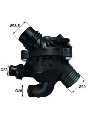 Thermostat, coolant MAHLE TM 30 97