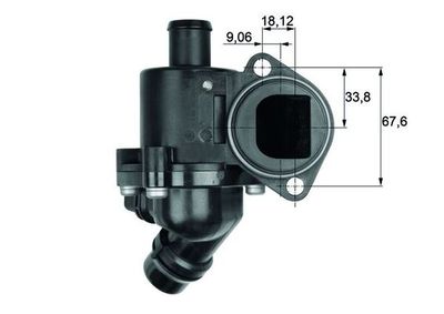 Thermostat, coolant MAHLE TM 3 105