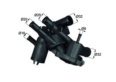 Thermostat, coolant MAHLE TM 4 109