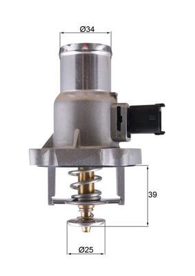 MAHLE TM 55 105 Thermostat, coolant