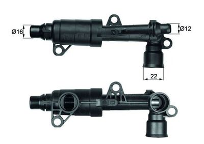 Thermostat, oil cooling MAHLE TO 11 86