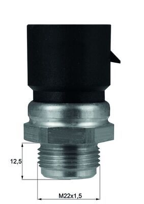 MAHLE TSW 38D Temperature Switch, radiator fan