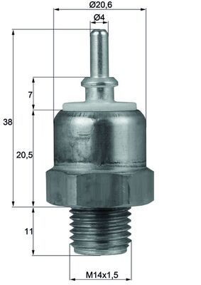 MAHLE TSW 45 Temperature Switch, radiator fan