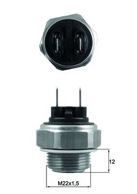 MAHLE TSW 64 Temperature Switch, radiator fan