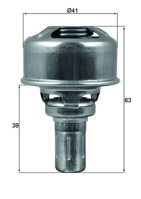 MAHLE TX 174 86 Thermostat, coolant