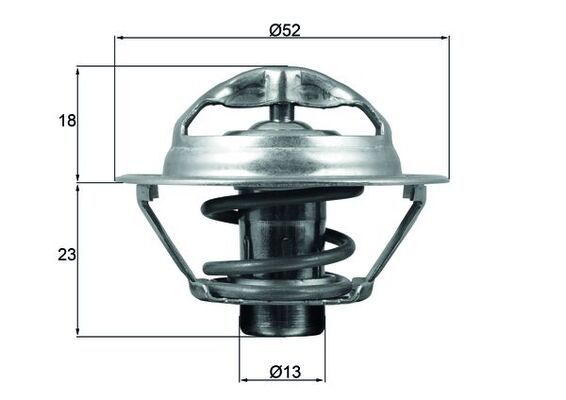 MAHLE TX 175 95D Thermostat, coolant
