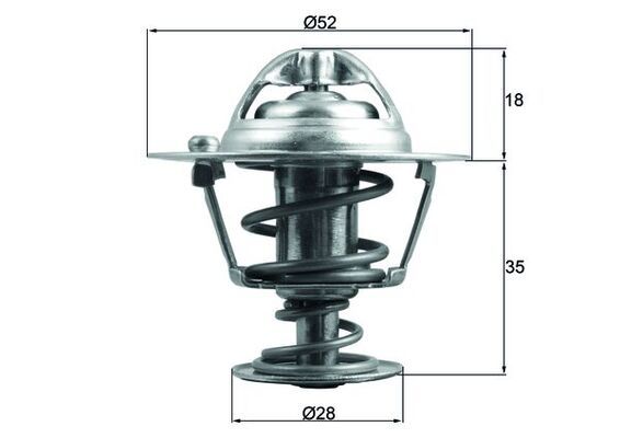 MAHLE TX 184 78D Thermostat, coolant
