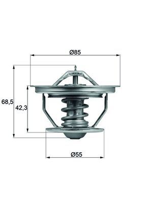 MAHLE TX 57 71 Thermostat, coolant