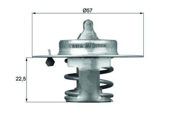 MAHLE TX 60 83D Thermostat, coolant