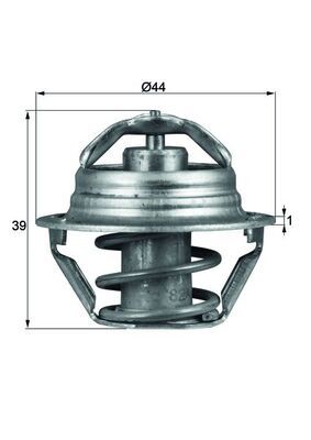 MAHLE TX 90 87D Thermostat, coolant