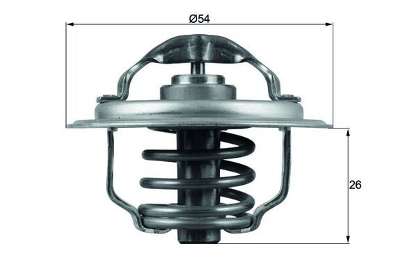 MAHLE TX 111 87D Thermostat, coolant