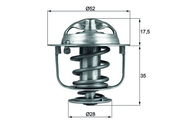 MAHLE TX 119 82D Thermostat, coolant