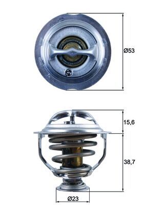 MAHLE TX 123 95D Thermostat, coolant