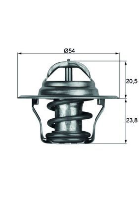 MAHLE TX 14 80D Thermostat, coolant