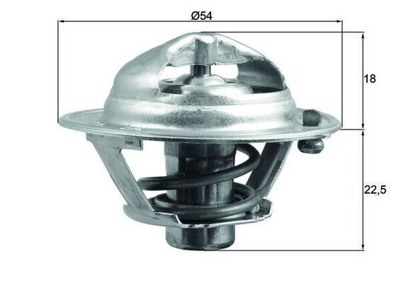 MAHLE TX 166 85D Thermostat, coolant