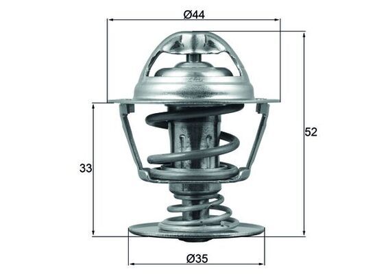 MAHLE TX 173 88D Thermostat, coolant