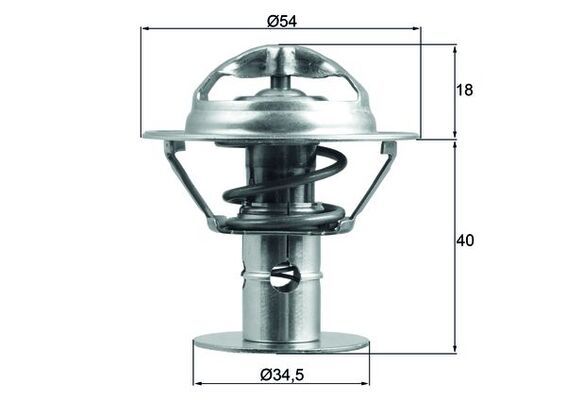 MAHLE TX 180 86D Thermostat, coolant