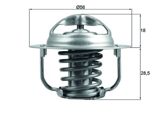 MAHLE TX 201 86D Thermostat, coolant