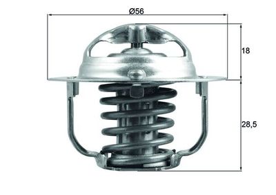 Thermostat, coolant MAHLE TX 208 91D