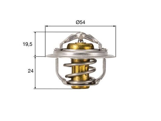 MAHLE TX 212 82D Thermostat, coolant