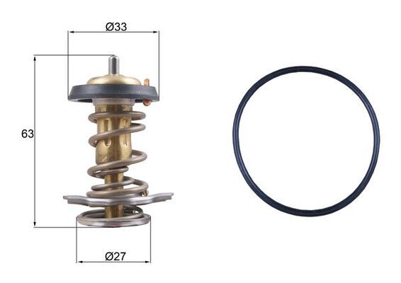 MAHLE TX 264 82D Thermostat, coolant