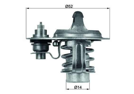 MAHLE TX 76 88D Thermostat, coolant