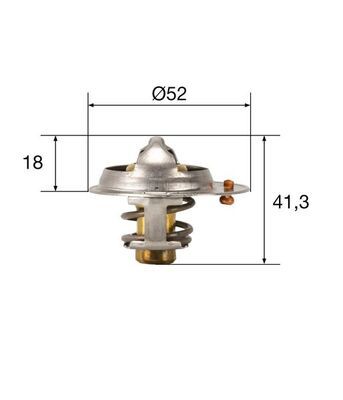 MAHLE TX 85 82 Thermostat, coolant
